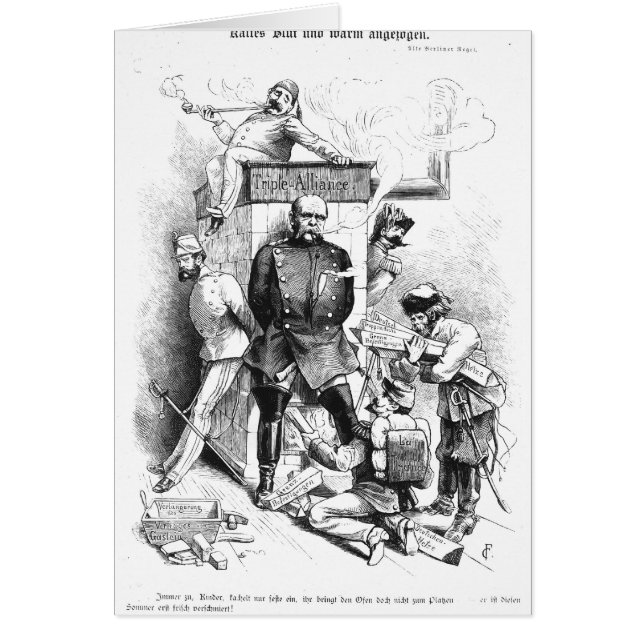 「ビスマルクからの三重の同盟、 (正面)