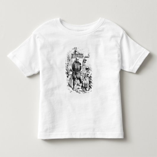 「ビスマルクからの三重の同盟、 トドラーTシャツ (正面)