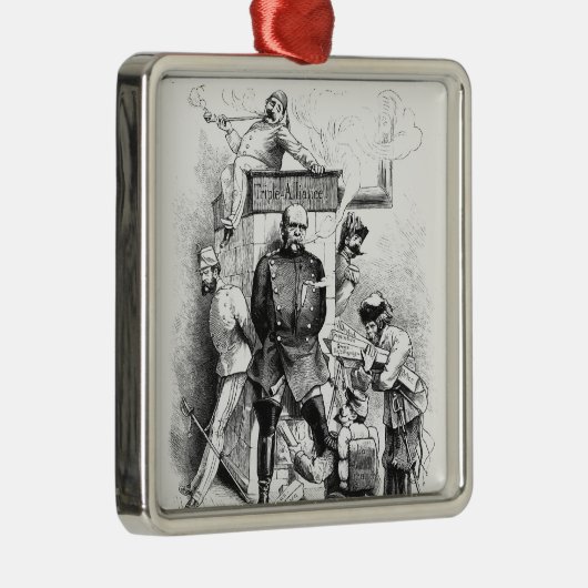 「ビスマルクからの三重の同盟、 メタルオーナメント (右)