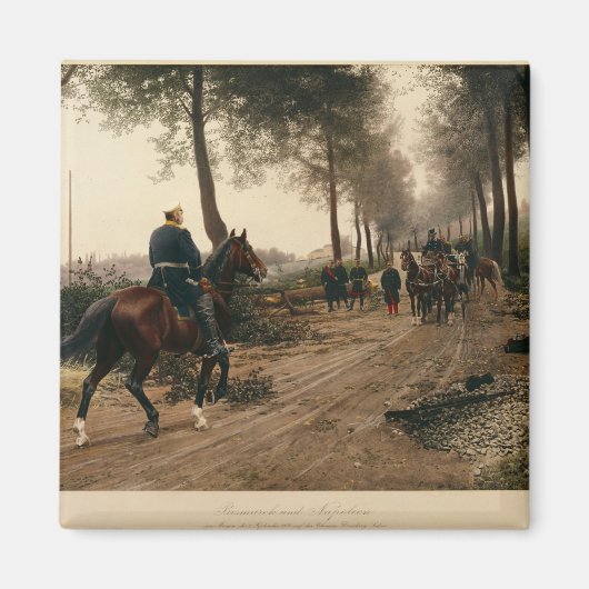 ビスマルクとナポレオン マグネット (正面)