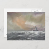 ビスマルクはPrinzにEugen 0959hrs 5月24日信号を送ります ポストカード (正面/裏面)