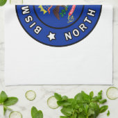 ビスマルクノースダコタ キッチンタオル (折り畳み)