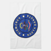 ビスマルクノースダコタ キッチンタオル (縦)