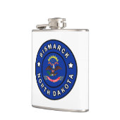 ビスマルクノースダコタ フラスク (左)