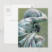 ビスマルク像、ベルリン、ギリシャ神アトラス、グリーンバ ポストカード (正面/裏面)