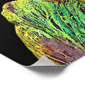 ビスマルク像、ベルリン、ギリシャ神アトラス、ブラックBa ポスター (角)