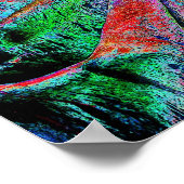 ビスマルク像、ベルリン、ギリシャ神アトラス、色付き ポスター (角)