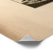 ビスマルク、ノースダコタ(1883) ポスター (角)