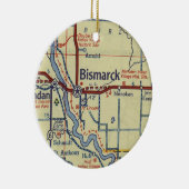 ビスマークNDヴィンテージマップ セラミックオーナメント (右)