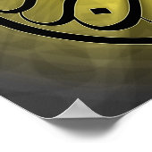 ビスミッラ書道イスラム教宗教美術 ポスター (角)