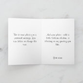 ビスミッラ・イスラム書道ピンクの花 カード (内部)