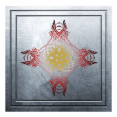 ビスミラのモザイク語を含むイスラムのポスター フォトプリント            (正面)