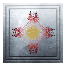 ビスミラのモザイク語を含むイスラムのポスター