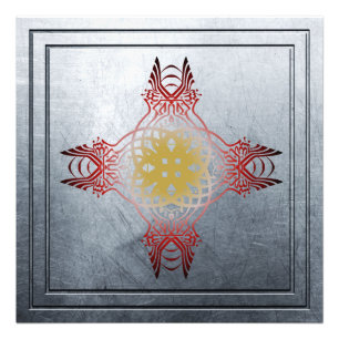 ビスミラのモザイク語を含むイスラムのポスター フォトプリント           