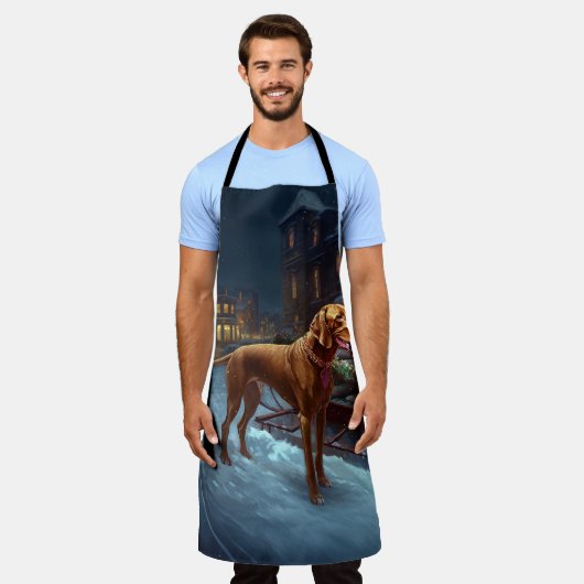 ビズスラクリスマスフェスティバルシーズン エプロン (着用した状態)