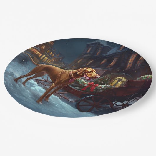 ビズスラクリスマスフェスティバルシーズン ペーパープレート (アングル)