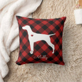ビズスラクリスマスプレッドドッグ名 クッション (ブランケット)