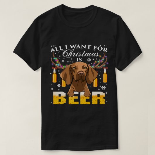 ビズスラトナディアビールクリスマスオーナメントクリスマスリグ Tシャツ (デザイン正面)