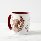 ビズスラドッグオータムリース マグカップ (正面左)