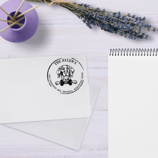 ビズスラドッグファミリー差出人住所 ラバースタンプ