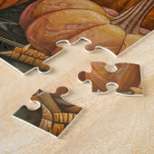 ビズスラドッグ秋の収穫感謝祭 ジグソーパズル (側面)