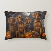 ビズスラハロウィン不気味 アクセントクッション (正面)