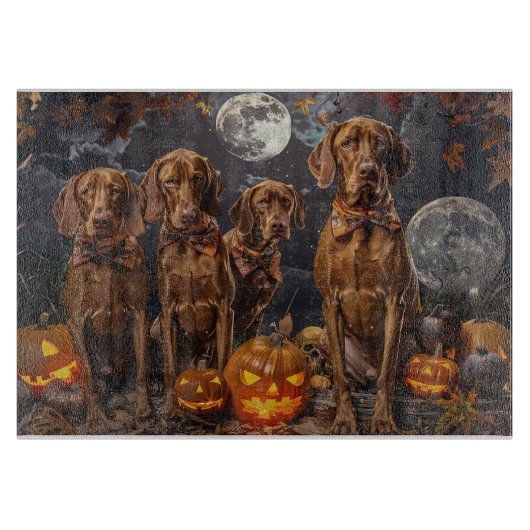 ビズスラハロウィン不気味 カッティングボード (正面)