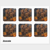 ビズスラハロウィン不気味 スクエアシール (シート)