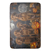 ビズスラハロウィン不気味 バスマット (正面縦)