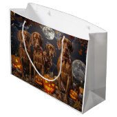 ビズスラハロウィン不気味 ラージペーパーバッグ (裏面アングル)
