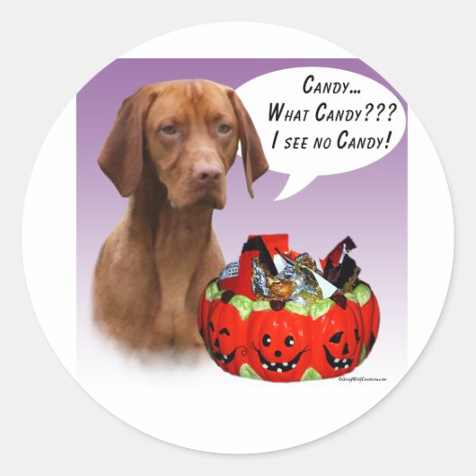 ビズスラハロウィーンキャンディ ラウンドシール (正面)