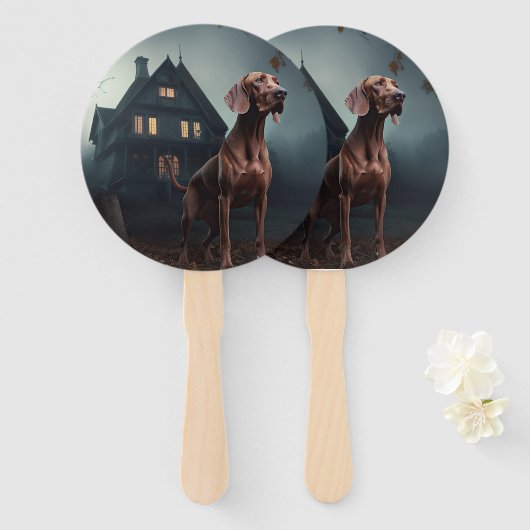 ビズスラハロウィーン怖 ハンドファン (正面&裏面)