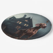 ビズスラハロウィーン怖 ペーパープレート (アングル)