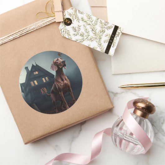 ビズスラハロウィーン怖 ラウンドシール (ギフト)