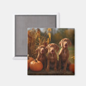 ビズスラパピーオータムデライトカボチャ マグネット (正面/裏面)