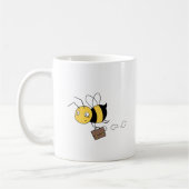 ビズネス蜂、疲れたストレスのミツバチ保持用ブリーフケース コーヒーマグカップ (左)