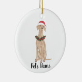 ビズパーソナライズされたラ セラミックオーナメント (右)