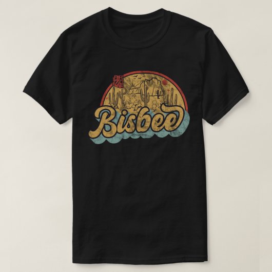 ビズビー, アリゾナ州 Tシャツ (デザイン正面)