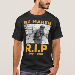 ビズマーキーオールドスクールヒップホップ- biz markie 90s 80s tシャツ