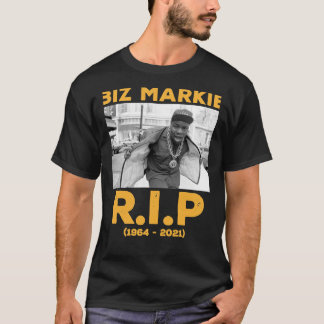 ビズマーキーオールドスクールヒップホップ- biz markie 90s 80s tシャツ