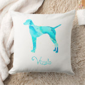 ビズラウォーター色デザイン クッション (ブランケット)