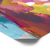 ビズラカラフルアート ポスター (角)