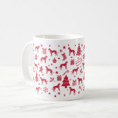 ビズラクリスマスデザイン コーヒーマグカップ (正面左)