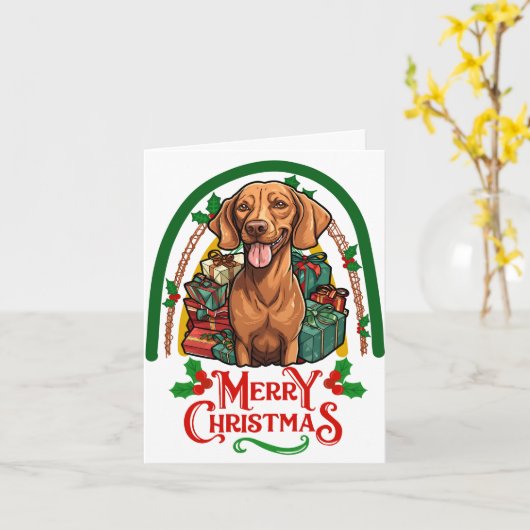 ビズラクリスマス カード (黄色い花)