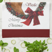 ビズラクリスマス キッチンタオル (折り畳み)