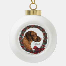 ビズラクリスマス セラミックボールオーナメント