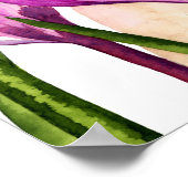 ビズラドッグウォーター絵画カラーのファインアート ポスター (角)