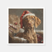 ビズラドッグクリスマスフェスティバル スタンダードカクテルナプキン (正面)