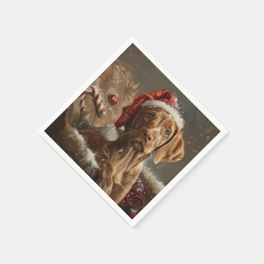 ビズラドッグクリスマスフェスティバル スタンダードカクテルナプキン (角)