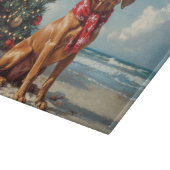 ビズラドッグクリスマスヴィンテージビーチ カッティングボード (角)